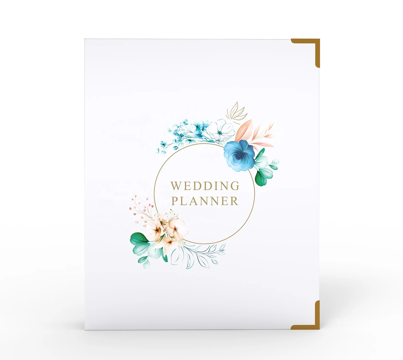 WIDEAL Wedding Planner Cross-border Planner Hardbound 3-hole loose-leaf wedding planner with stickers
