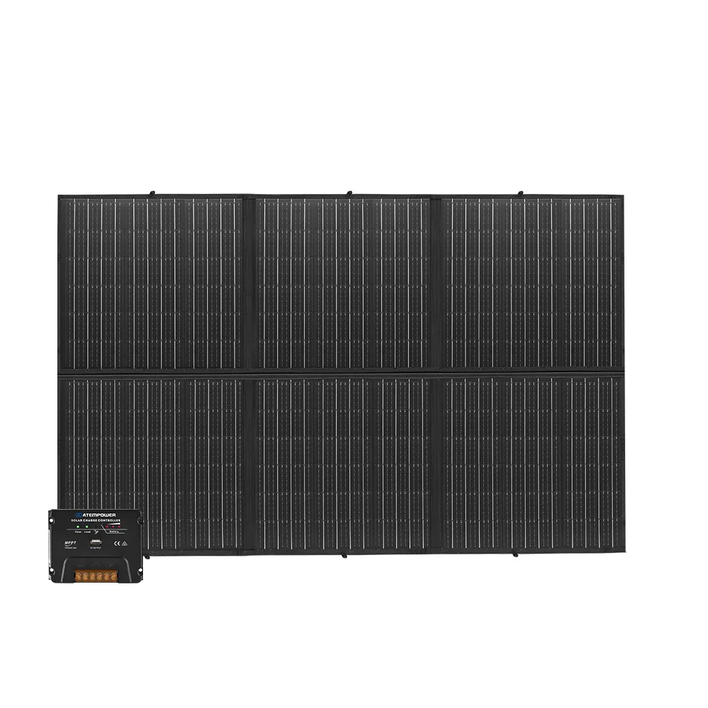 12V 300W Mono Outdoor RV Car Portable Folding Solar Panel Blanket Kit