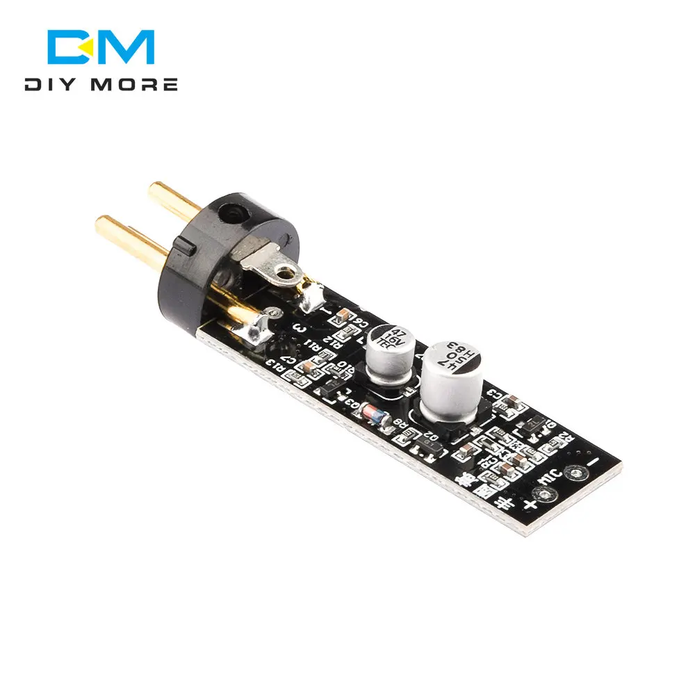 Microphone Amplifier Board 48V Phantom Power Electret Condenser Electret Capacitor 250 ohms Amplifier Module