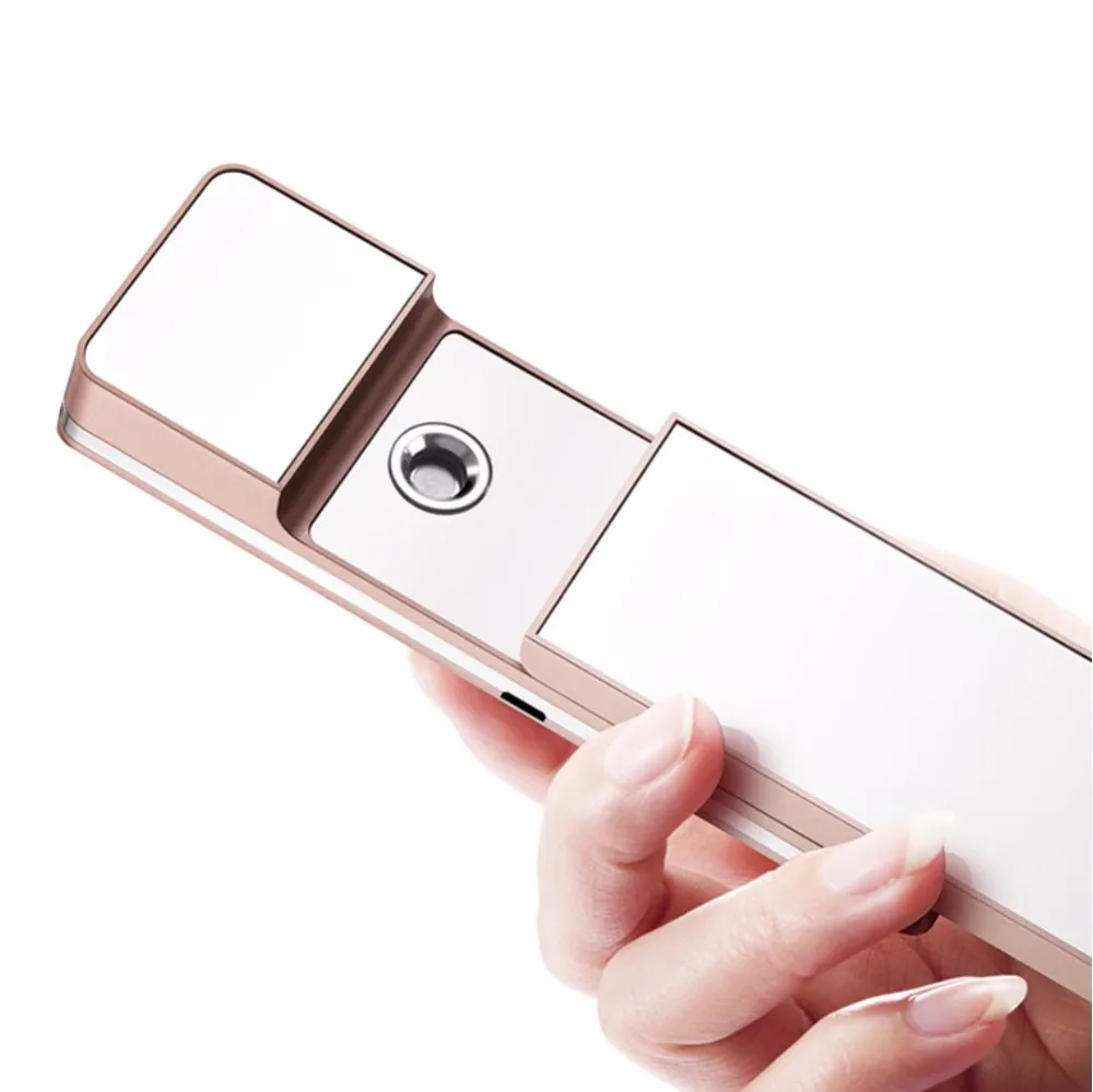 beauty mini portable automatic moisture face steamer cold mist sprayer facial nano mist spray with power bank