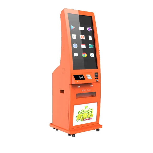 Modern 110V Or 220V Machine Capacitive Touch Kiosks Billing Gateway Ordering Terminal Payment Self Service Kiosk