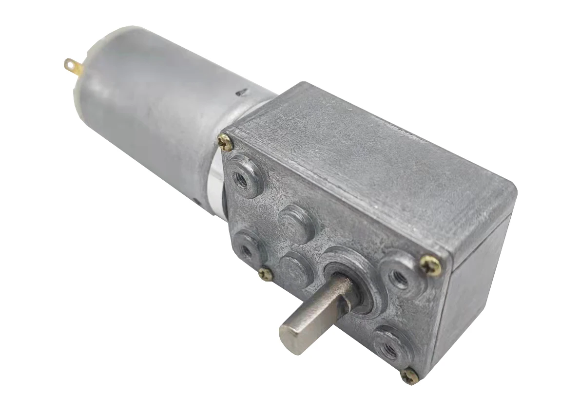 OEM ODM 32*88.5 gearbox torque small 12V  micro DC motor 90 Degree Right Angle 1-100rpm 24V DC Worm Gear Motor