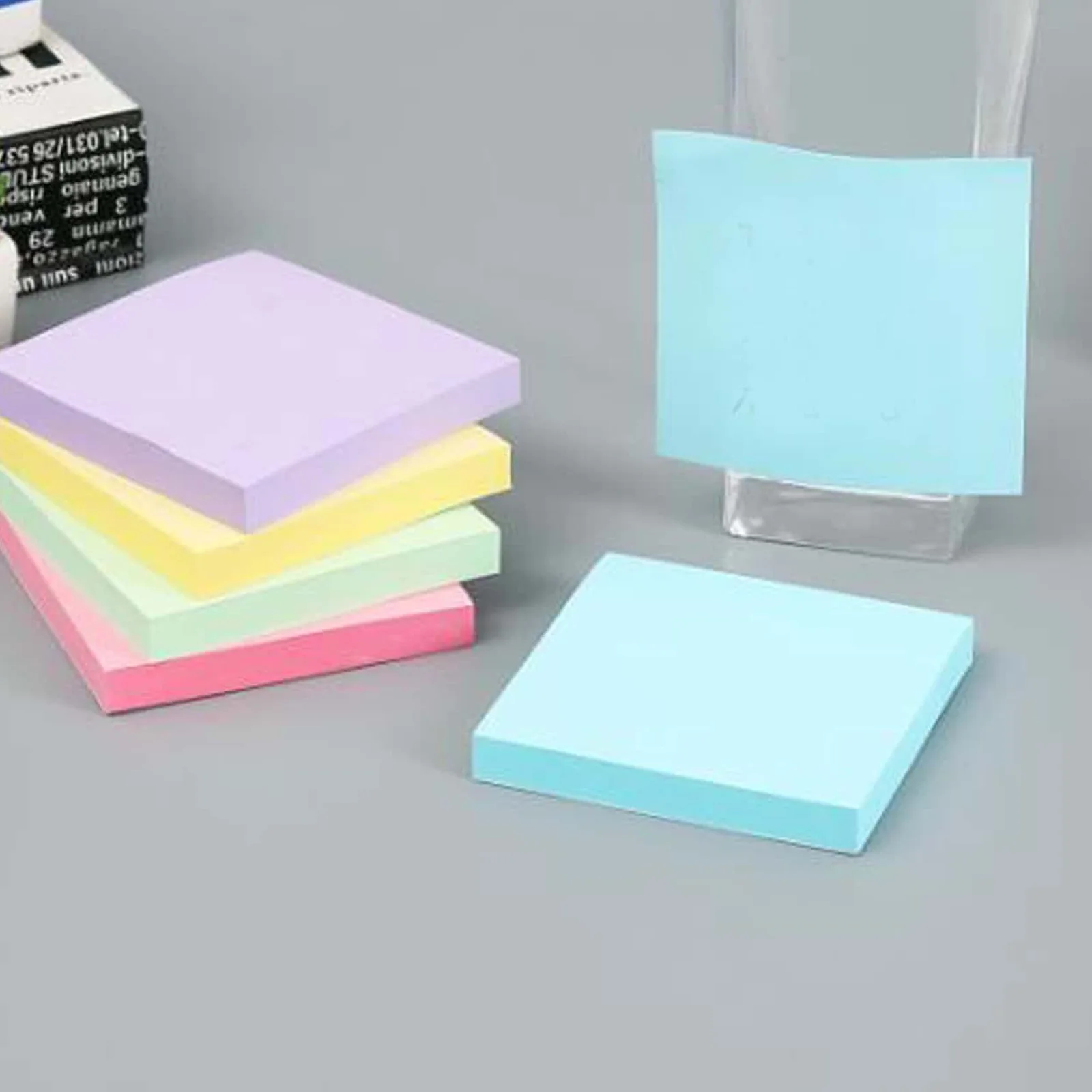 Custom 3x3' Paper Sticky Notes Memo Pad Colorful Notepad Stationery Set School Supply