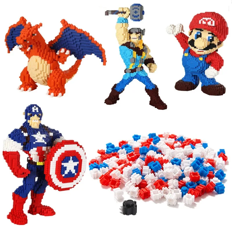 High Quality ABS Plastic DIY Toy Building Blocks Set New Fashion Educational Toy 5-7 Years Direct Factory Supply Model Box Play