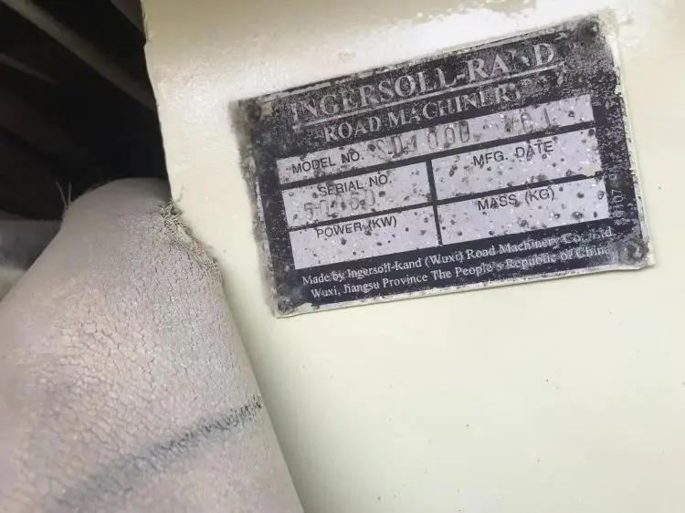 Used vibratory road roller  Ingersoll rand  SD-100 for sale