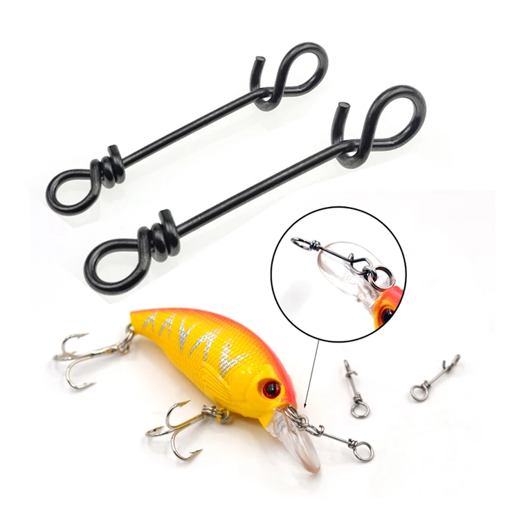 Quick Connection Clip Stainless Steel Fishing Swivels Nice Snaps Fast change Swivel Rolling Snap