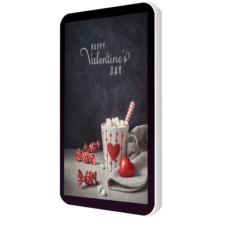 27 inch wall mounted lcd digital signage for all-in-one advertising display