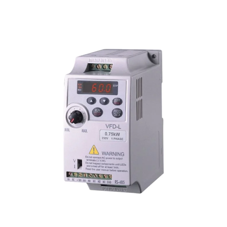 Inverter Multiple Functions Micro Drive VFD015E21A 0.75KW 220V single phase