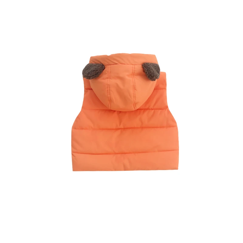 
Solid color thicken thermal winter warm 0-3-year old baby unisex vest sleeveless O-Neck wholesale baby vest 