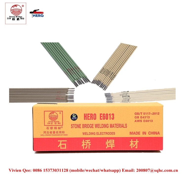 Stone bridge hero Welding Rod electrode E6013 E7018 E7014 Welding Rod Solution Hero E6013