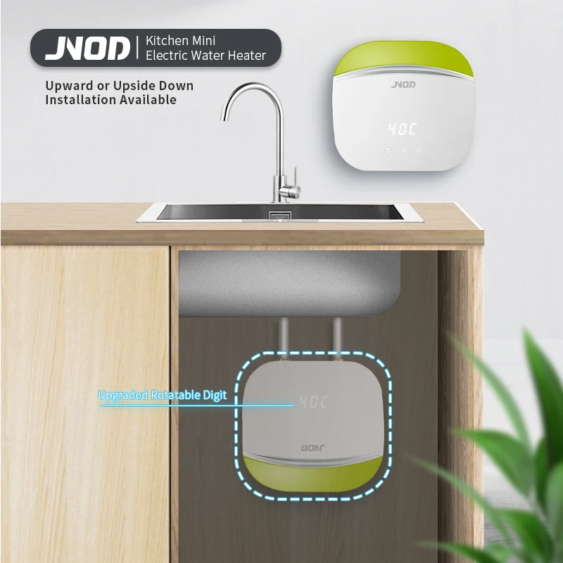 Remote Control Kitchen Electric Instantaneous Water Heater Tankeless Hot Water Geyser for shower