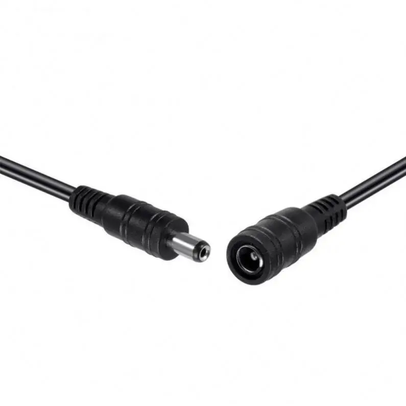 DC5521 male and female extension cable monitoring power LED lengthened Cable 5.5X2.1mm router DC Cable No. 22 line