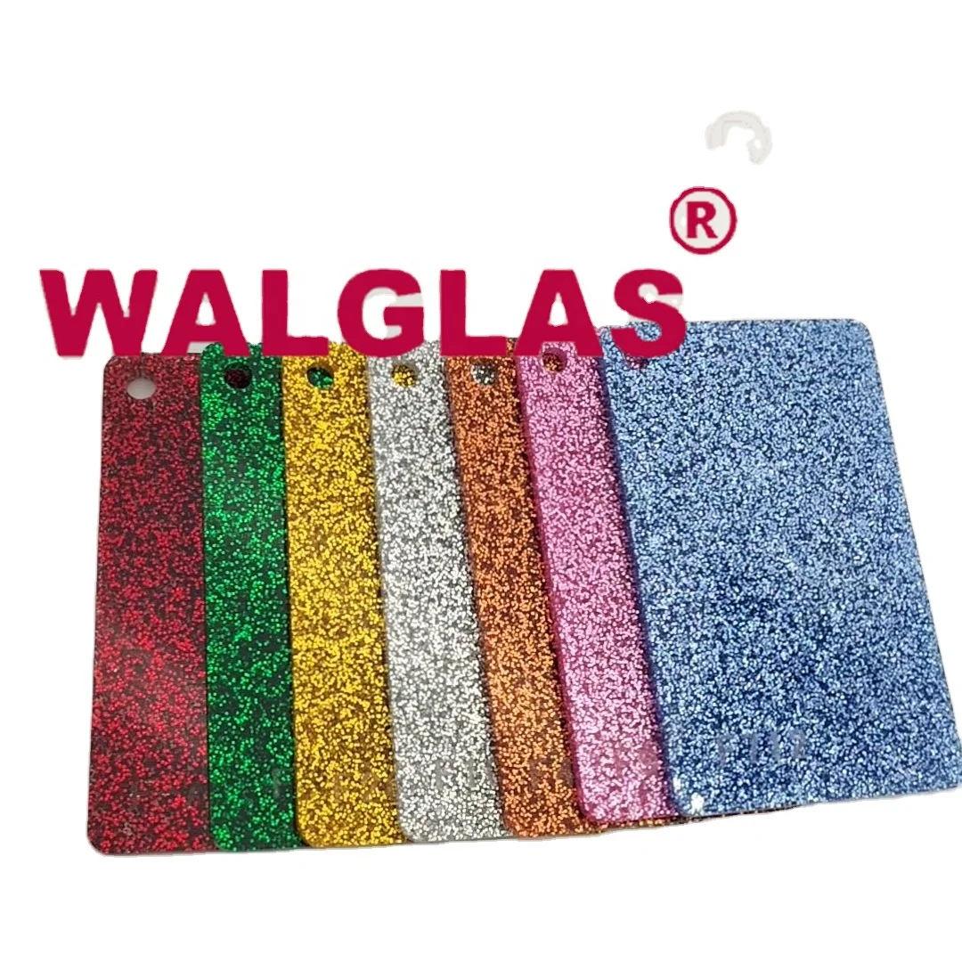 2021 Christmas glitter acrylic sheet bundle Christmas green, red, gold, silver seven colors acrylic glitter sheet