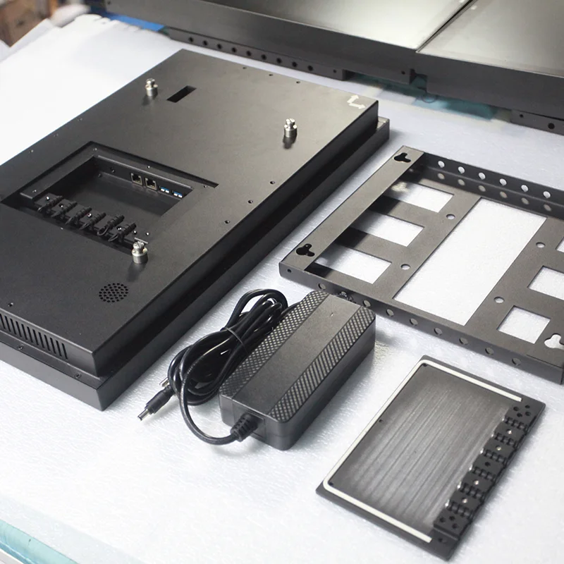 Outdoor 21.5 Inch Aluminum housing IP65 Touch Screen Monitor Wall Mount Embedded Touch Monitor for Kiosk