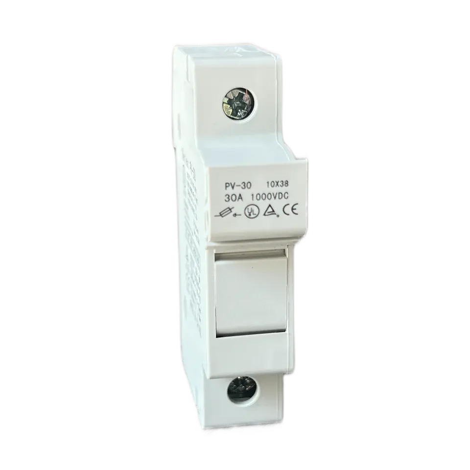 CE Approved 10X38 1000V DC Solar Fuse Holder PV Fuse for Solar System SR Brand