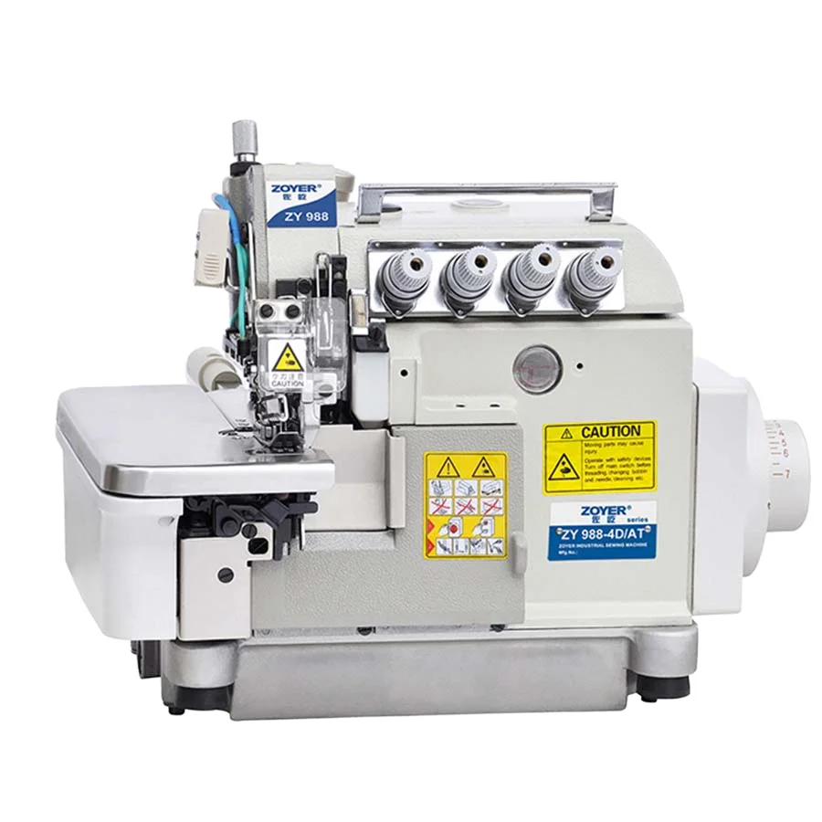 ZY988-4D Zoyer 4 Thread Automatic Industrial Overlock Sewing Machine for Cloth Bedding