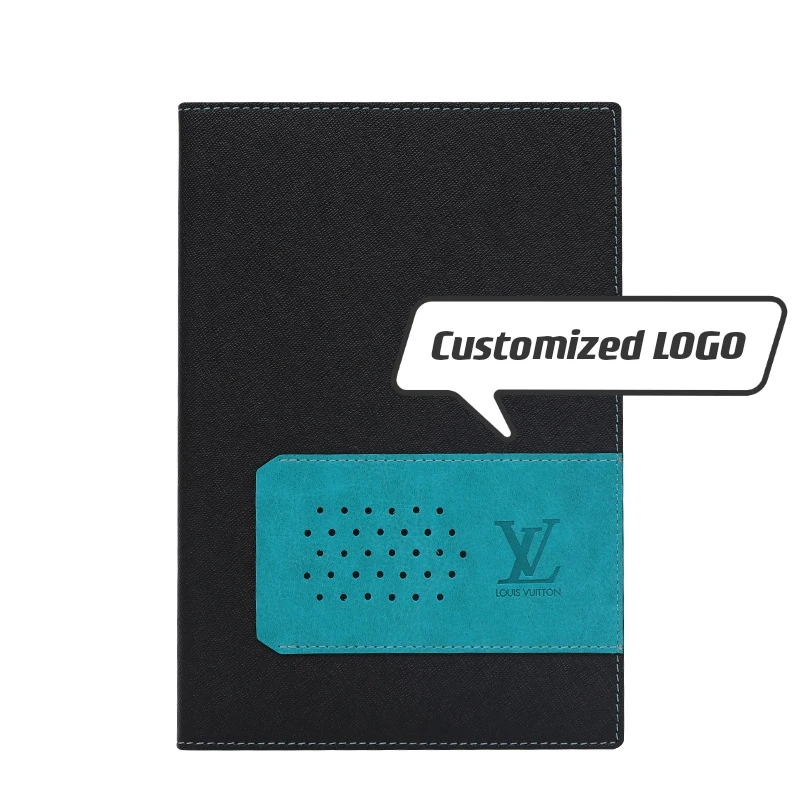 Business Planner A5 PU Softcover Stitched and Oil Edge Notebook with Card Pocket Custom LOGO Journal