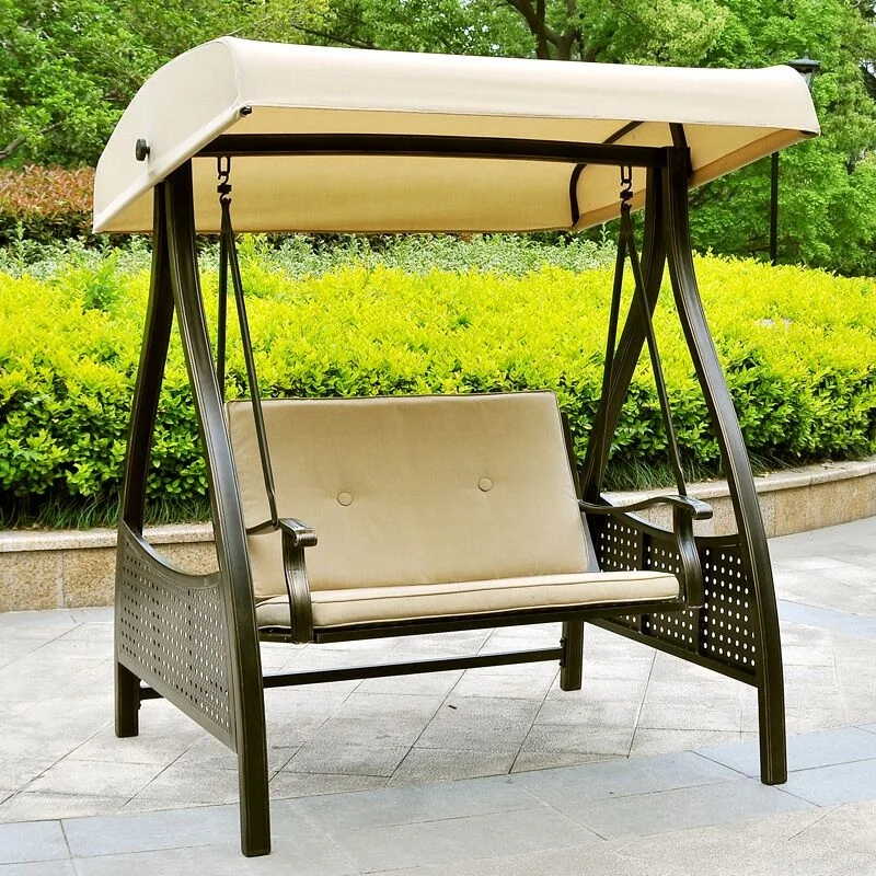 Outdoor 3 Triple Seater Hammock Patio Swing Chair Cover