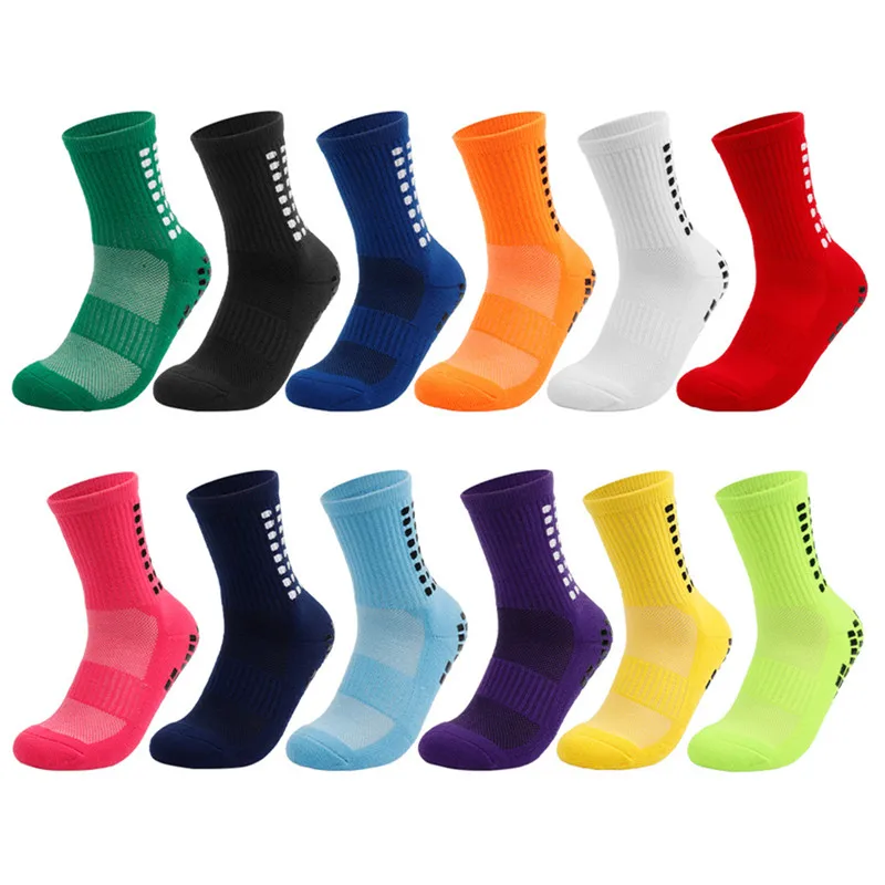 Wholesale Black Custom Brand Grip Sports Basketball Sock Anti-slip Breathable Soccer Socks