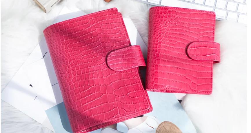 Custom personalized size layout Sketchbook agenda diary 6-ring bound A6 planner cover