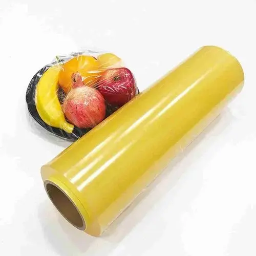 Factory Direct Sourcing Wholesale PVC+bio additive  Cling Film Stretch Film Jumbo Roll for food