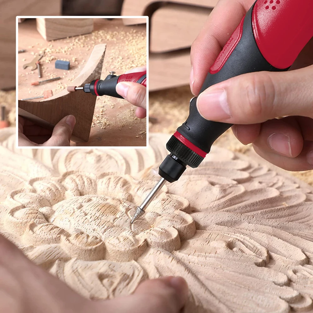 Hehui 4V Cordless Rotary Tool Engraving Nail Drill Rotary Broaching Tools Pen Tool