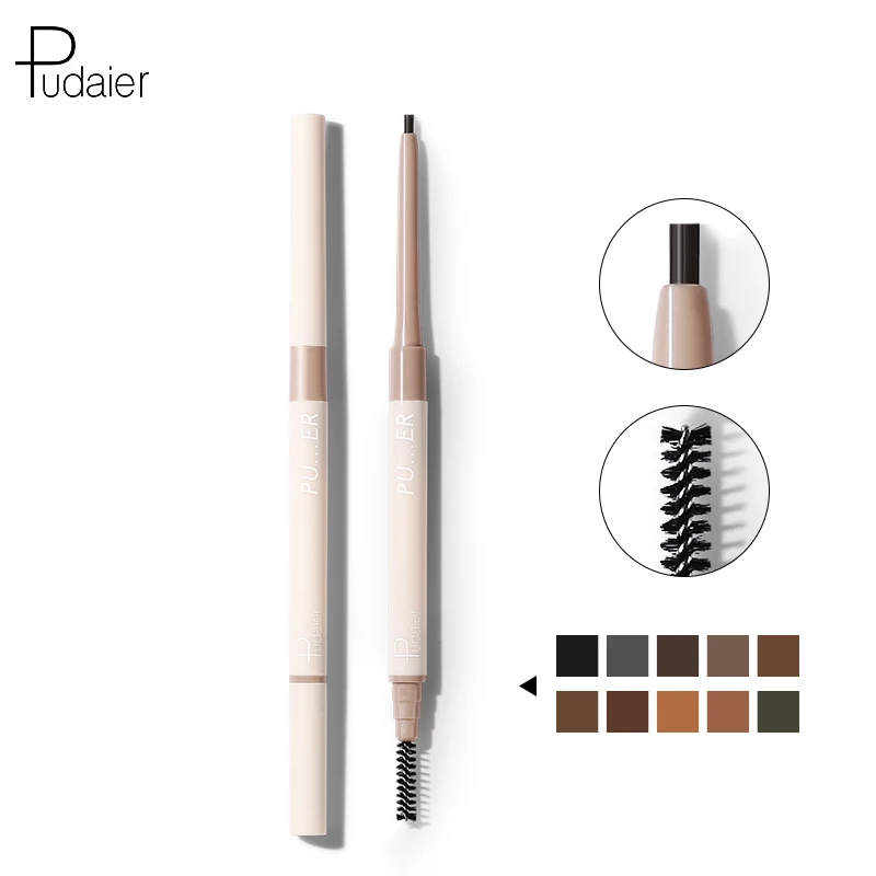 Pudaier Wholesales Product Sweat-Proof Waterproof Smudge Proof Matte Finish Longwearing Eyebrow Pencil Eyes Makeup