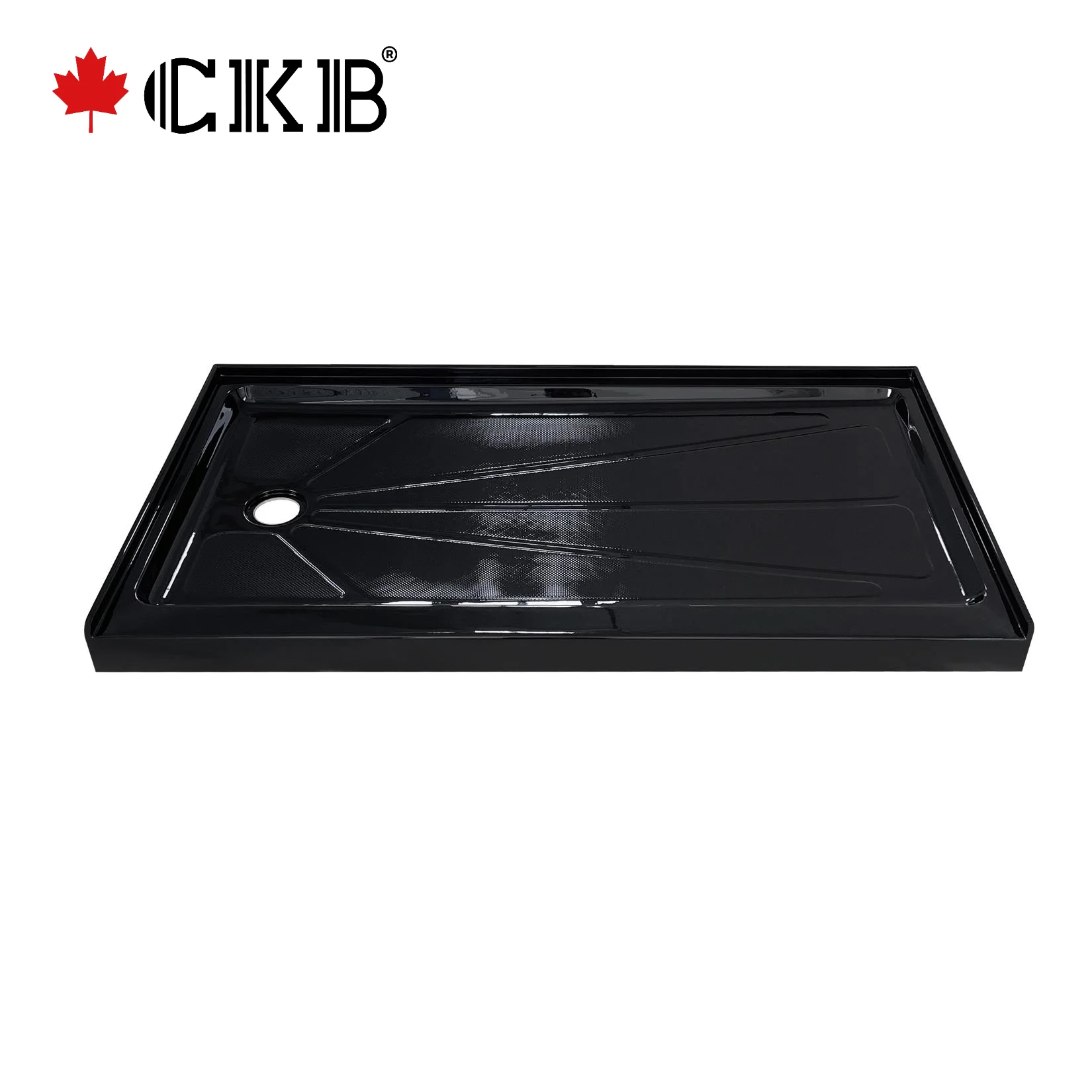 CKB Good Price Single Threshold With Antislip Textured Surface Rectangle Bathroom Acrylic Shower Base