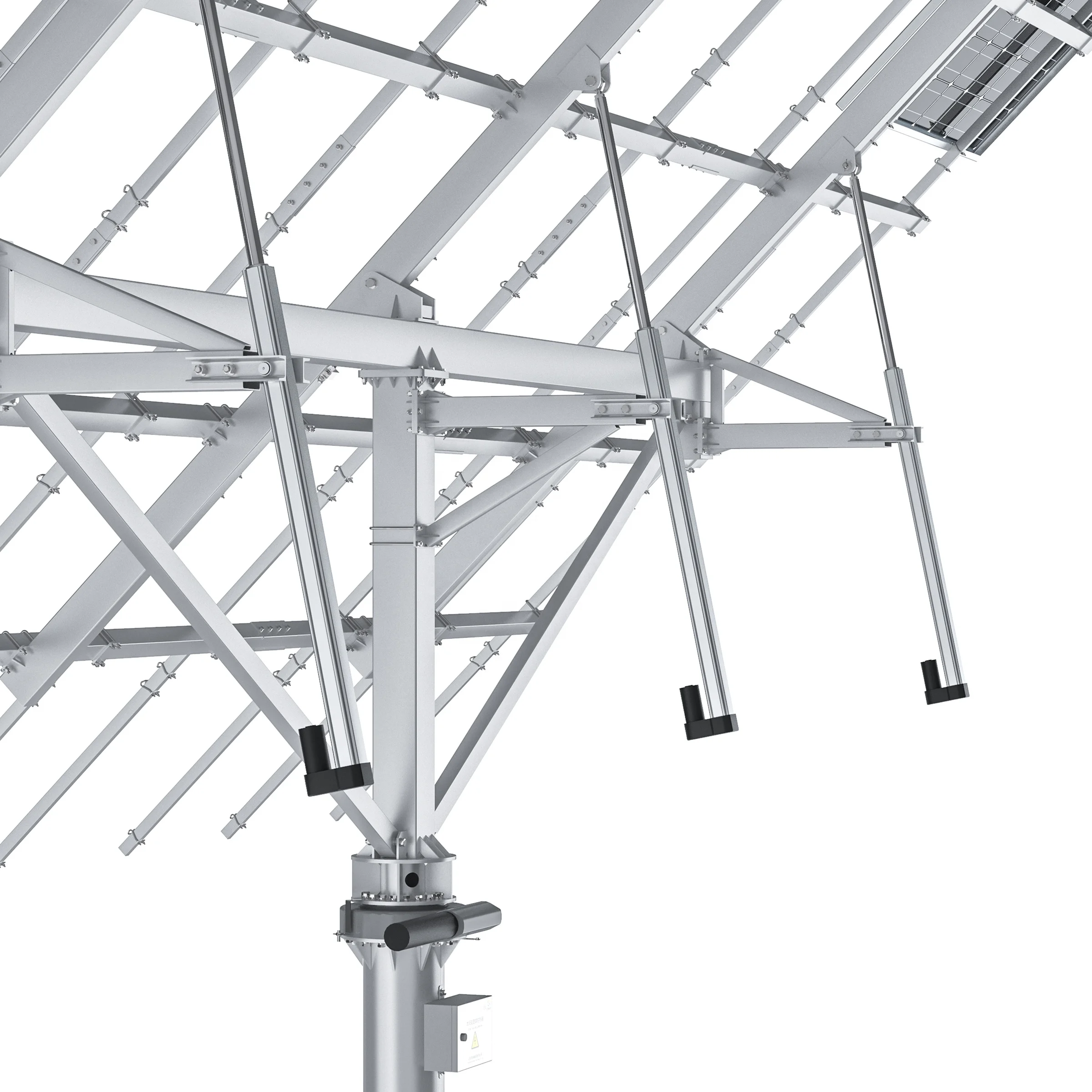 13kw HYS-30PV-78-M-3LSD Factory direct sales controler solar tracker two axis solar tracker kit solar tracker