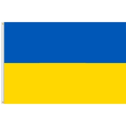 Ready To Ship 3*5 Ukraine National Flag Wholesale Cheapest Ukraine Banner High Quality 100% Polyester Ukraine Flags country