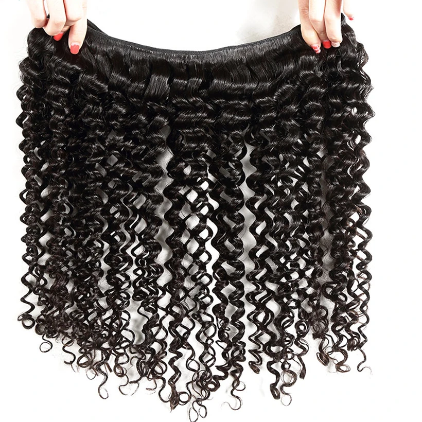 
Online selling Natural Curly Cuticle Aligned Raw Indian Hair From Indian 