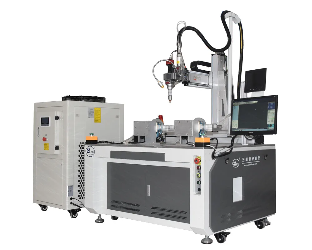 1000W 2000W continuous automatic fiber laser welding machine for metal stainless steel aluminum brass valve