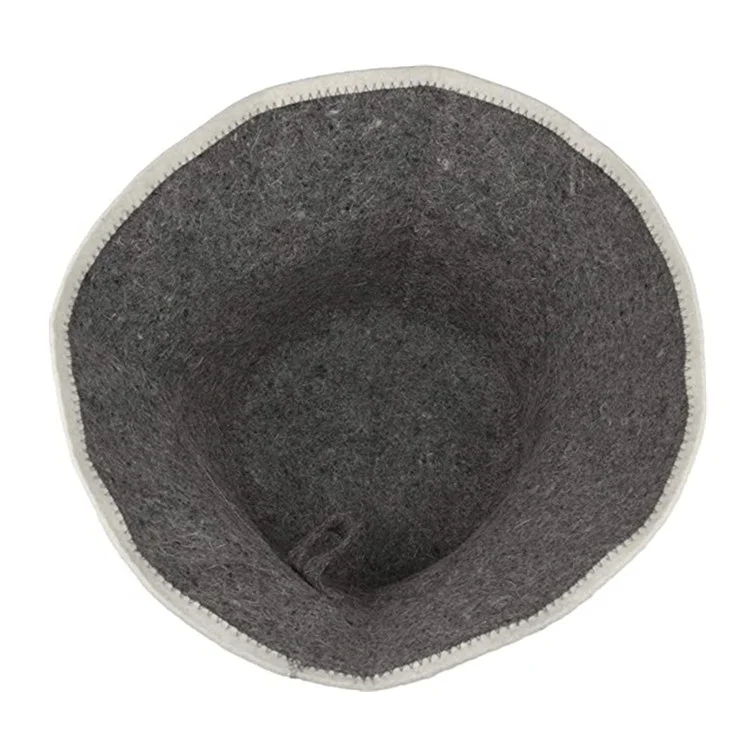 Wool Felt Sauna Hat for Men and Women, Heat Resistant Shower Cap for Men and Women, Head Protection