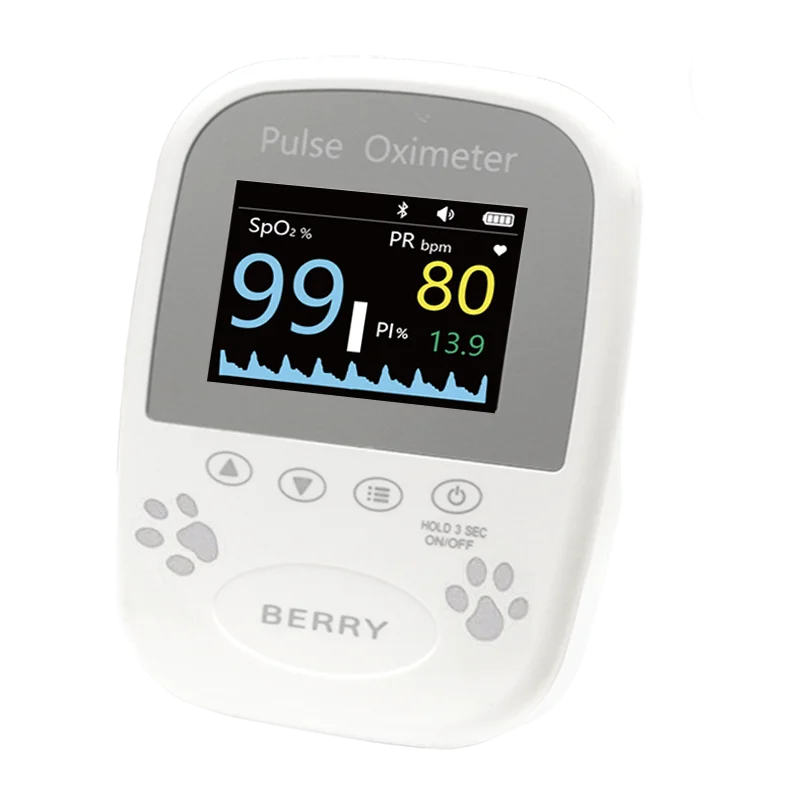 BM1000A-I BERRY Vet Medical Bluetooth Free App Pulse Oximeter Veterinary Accurate and cheap pet medical equipment