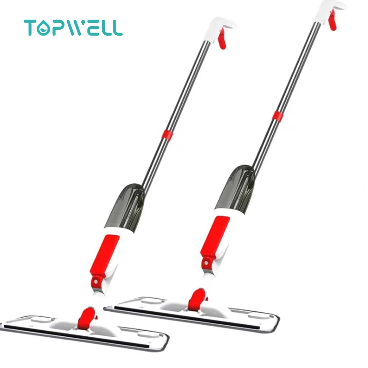 Topwill Household Cleaner Tools Sprayer Water Magic 360 Degree Swivel Flat Floor Mop Microfiber Easy Cleaning Spray Mop