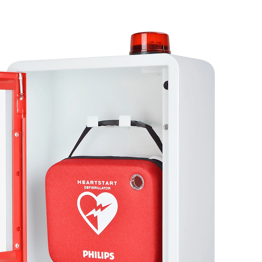 WAP M9P Stainless Steel AED Wall Mount Medical Cabinet