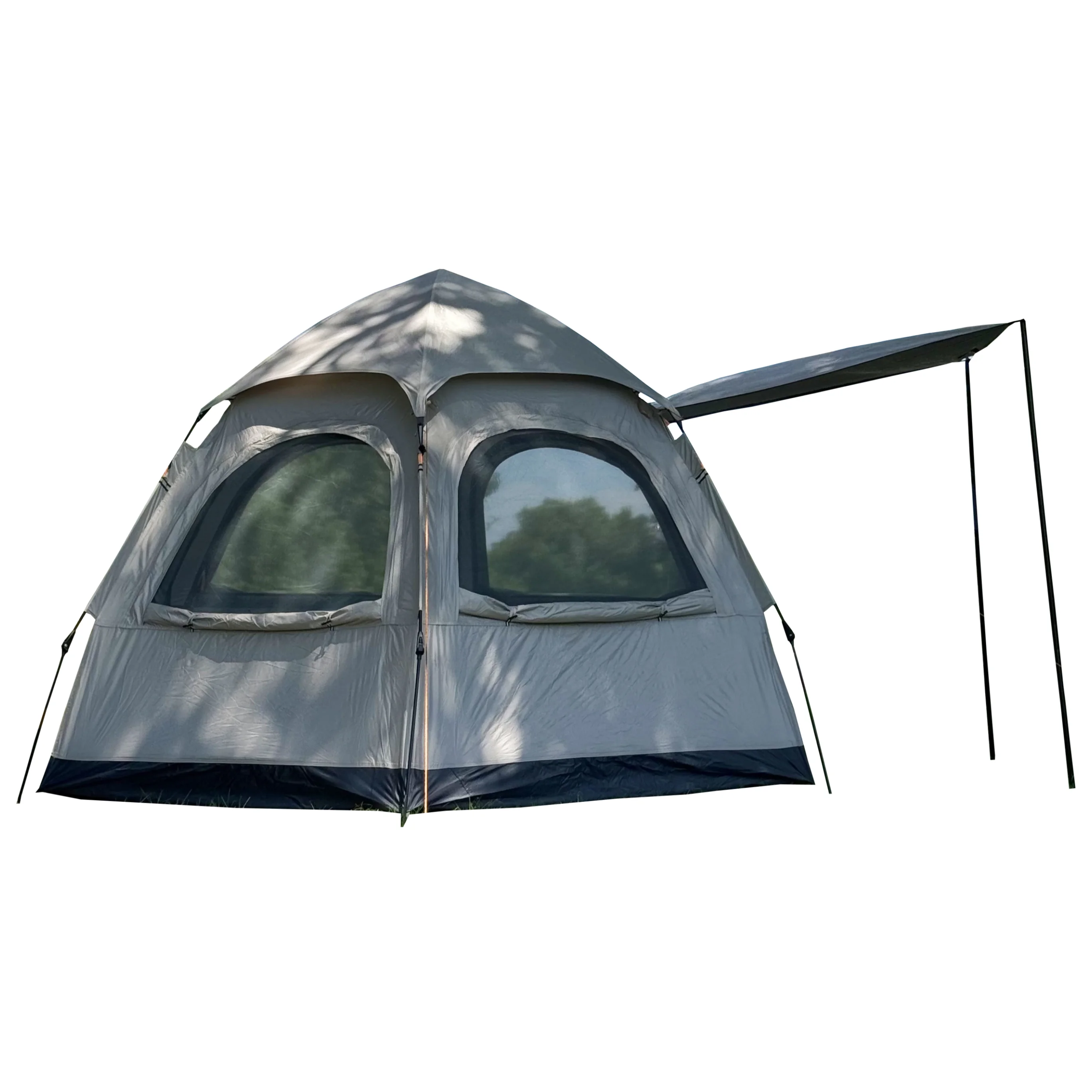 Custom automatic big tent 2-3 person portable breathable outdoor camping picnic hexagonal mobile family house folding waterproof