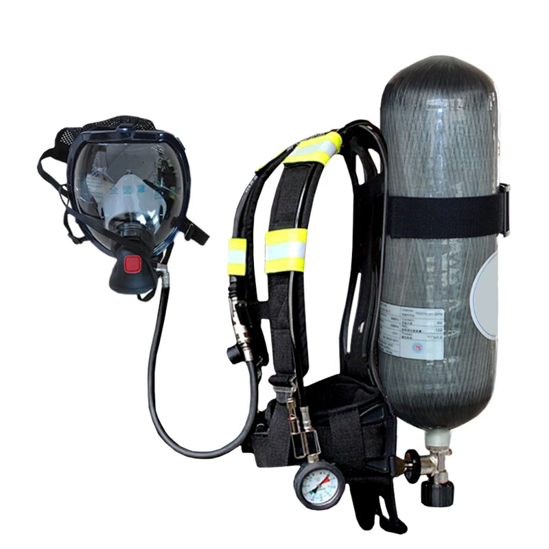 Лидер продаж дыхательный аппарат SCBA air scba респиратор с цилиндром из углеродного волокна