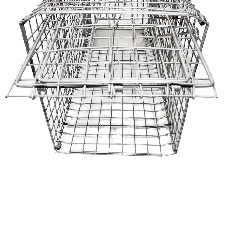 Metal Rat and Mouse Trap Cage Pest Control for Farm Grassland Mice Square Shape US Sheet Size
