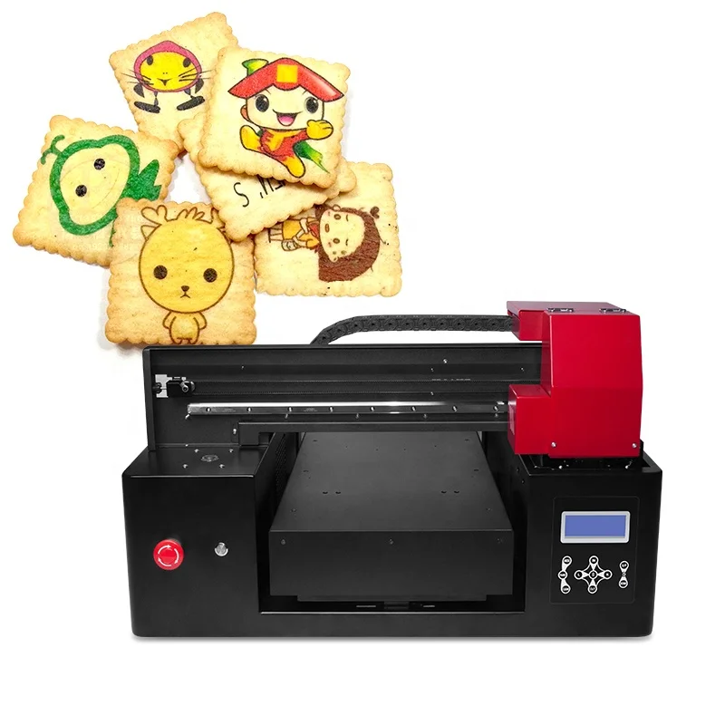 Portable Digital Inkjet Uv Printers A3 A4 Cake Chocolate Coffee Food Machine Uv Printer Egg Inkjet Printer Price