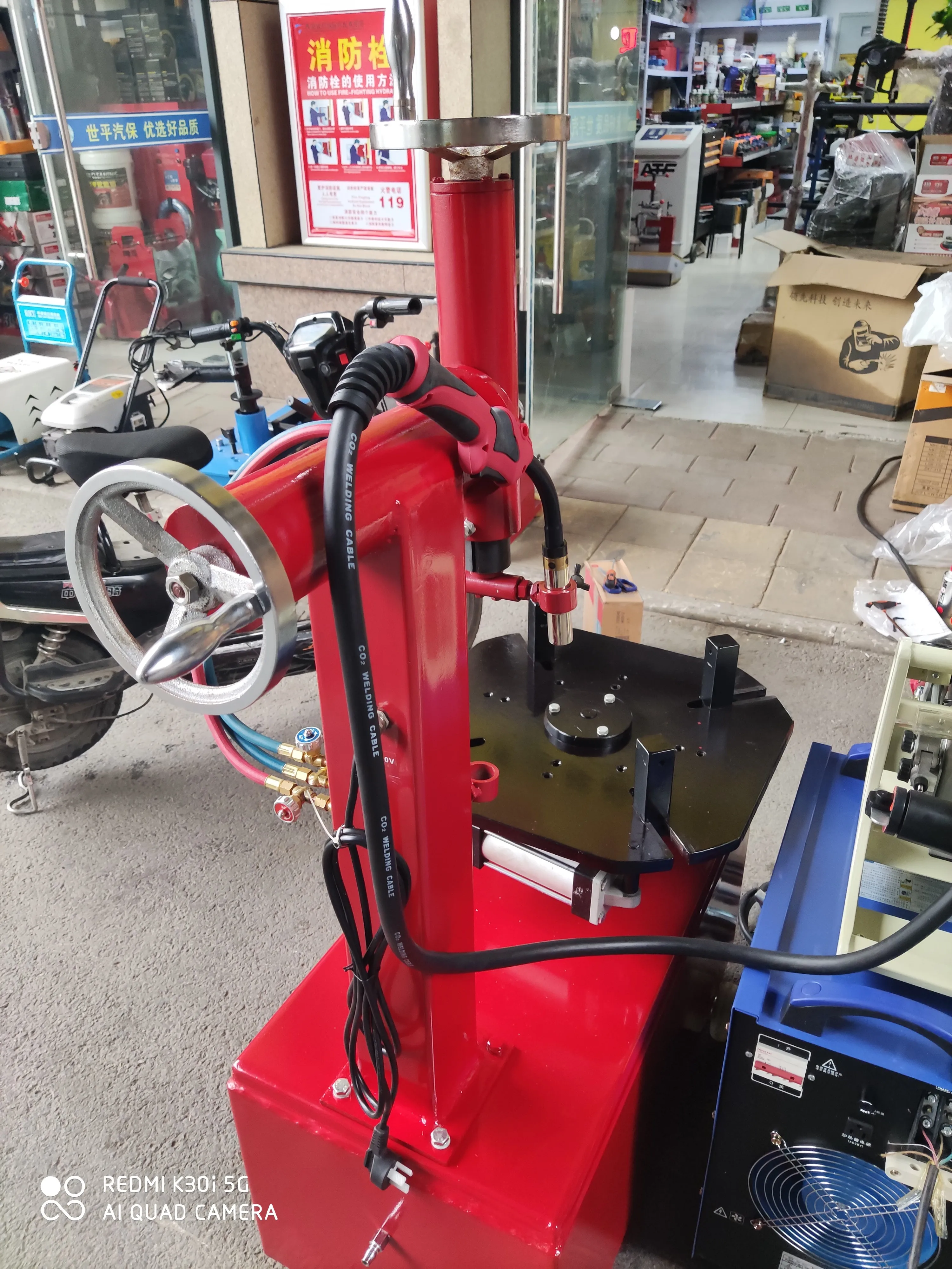 Rim repair machine Truck Steel Rims Top Changing Machine otr tire rim repair machine