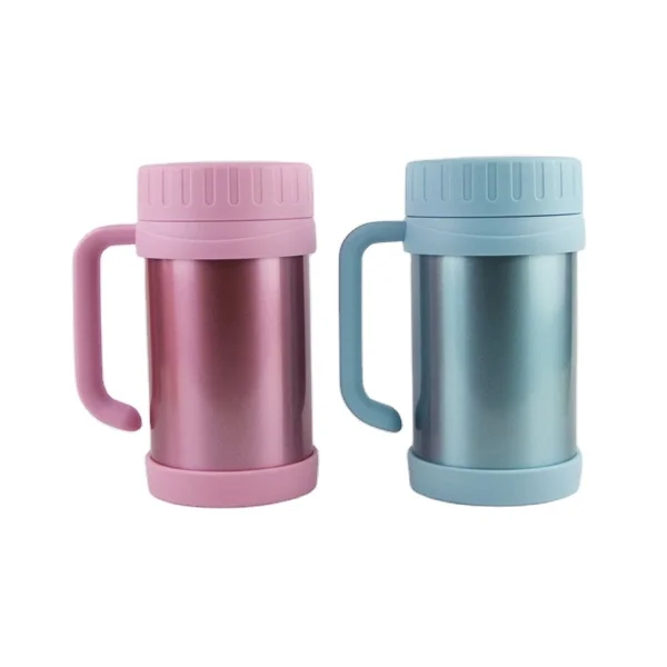 500ML Customized OEM stainless steel double wall thermos cuo accessories for tea and coffee for wholesale