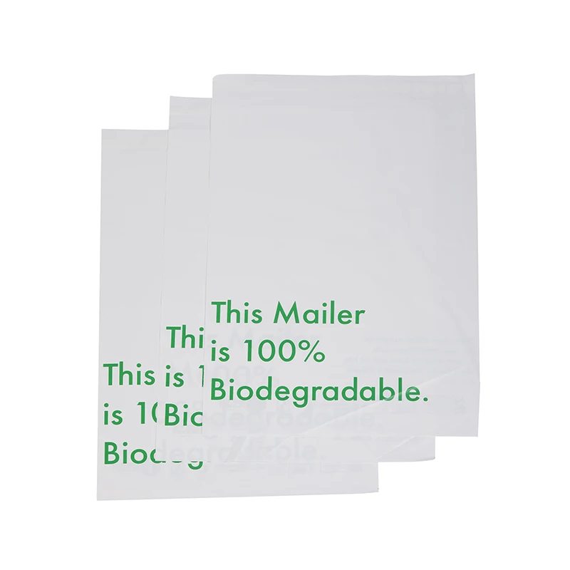 100% Biodegradable Mailer Shipping Bags Compostable Express Poly Bags With Tamper Proof Tape (Le0264)