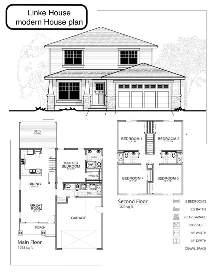 Modern wooden log houses prefabricated wood houses 2 storey villa luxury