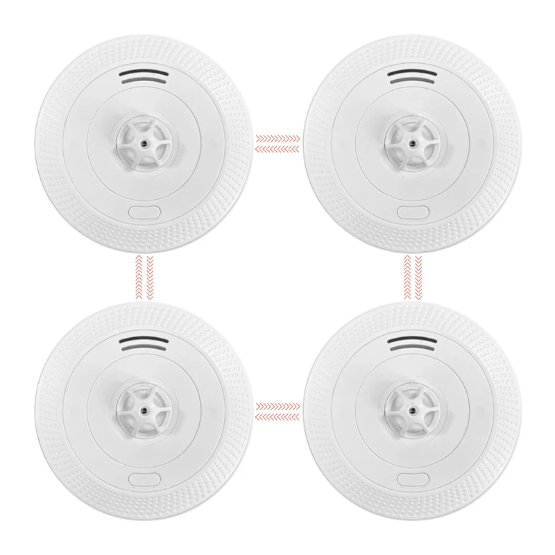 Wholesale Supplier Home Heat Detector Fire Alarm Sensor EN14604 85Db Remote Control Wireless Interlinked Smoke And Heat Alarm