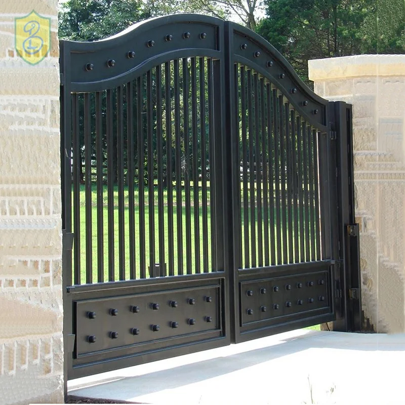 Good Market Safety OEM/ODM Wrought Iron Main Gate Design for Homes