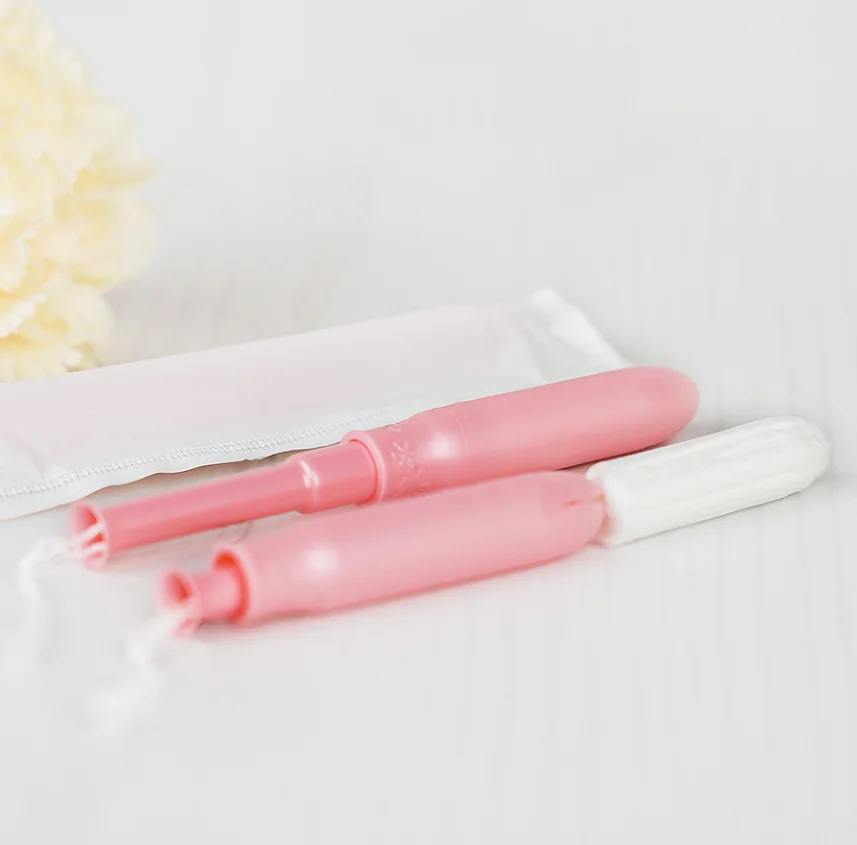 100 Cotton Applicator Disposable Bag Soft Menstruation Regular Catheter Applicator Tampons