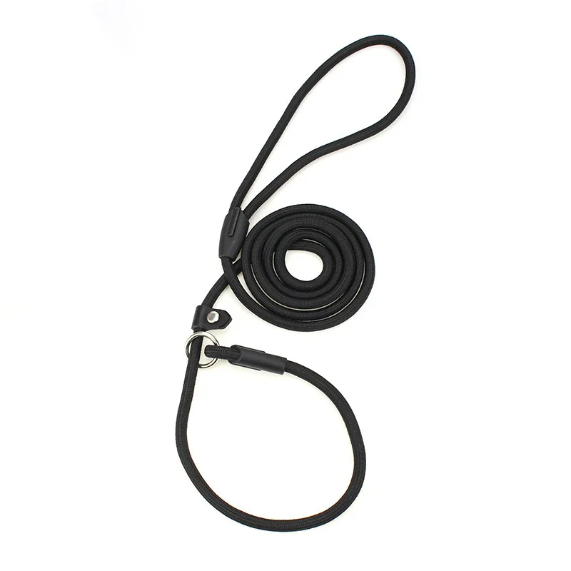 Factory Wholesale Nylon Dog Leash Durable Pet Leash P Chain Dog Walking Leash