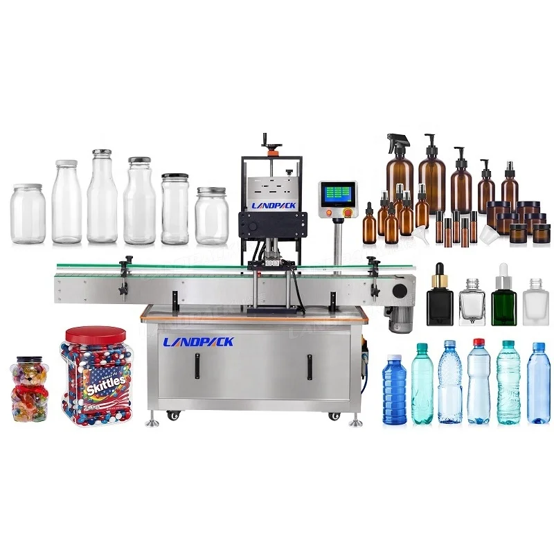 Высокоскоростная автоматическая машина для наполнения и укупорки пластиковых бутылок