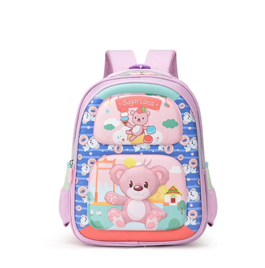lion 1-4 grade cute cartoon 3-D hard shell    quality backpack children   schools bags for boys and girls